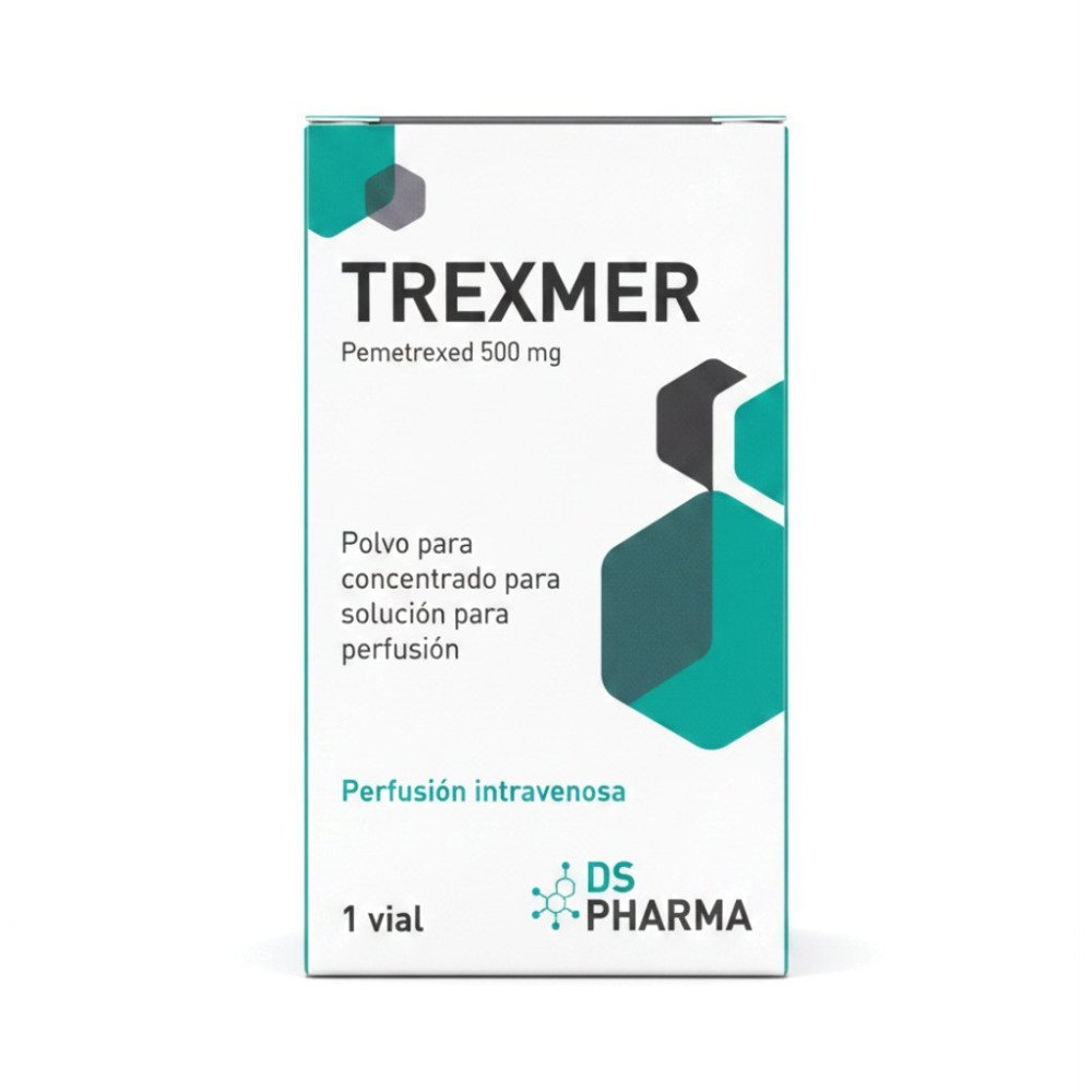 TREXMER Pemetrexed 500mg Polvo para concentrado para solución para perfusión