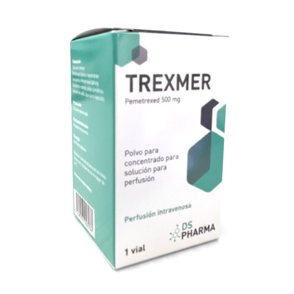 TREXMER Pemetrexed 500mg Polvo para concentrado para solución para perfusión
