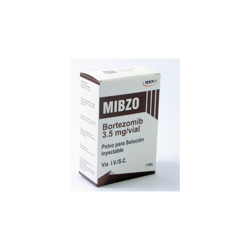 MIBZO, Bortezomib 3.5 mg/vial, Polvo para Solución Inyectable