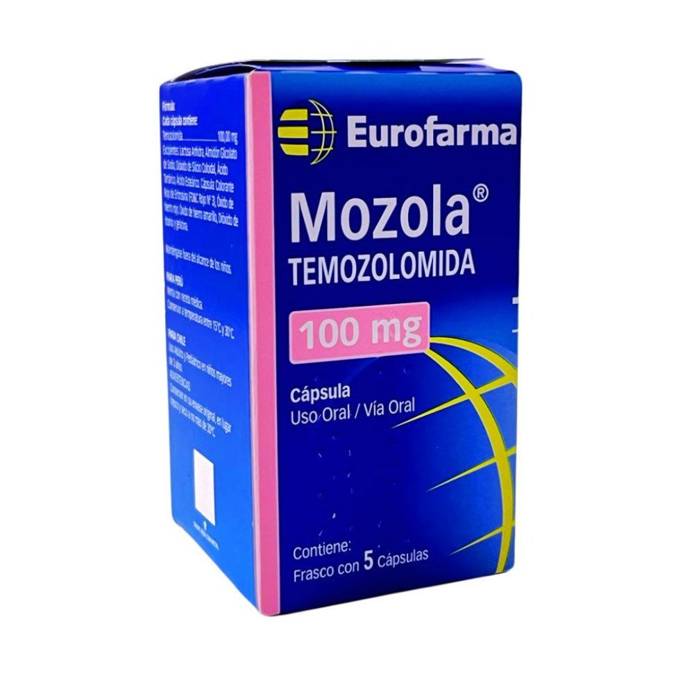 Mozola Temozolomida 100 mg cápsula: Uso oral / Vía oral