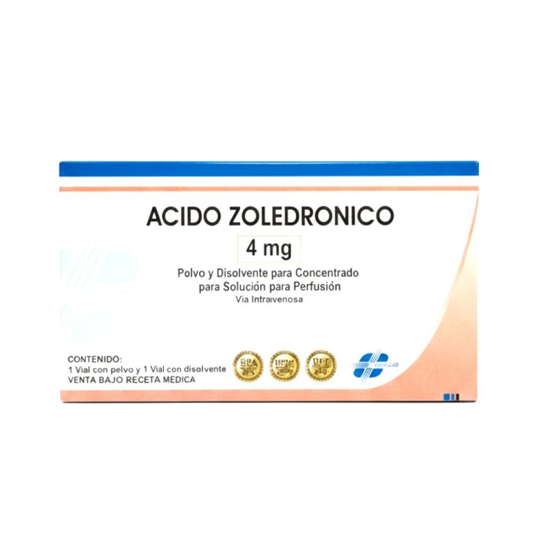 ÁCIDO ZOLEDRÓNICO 4 mg.