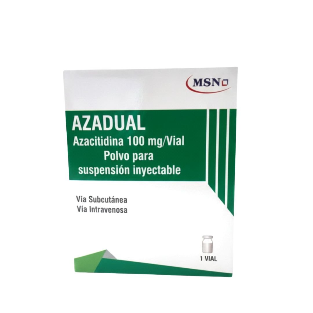 Azadual, Azacitidina 100 mg/Vial, Polvo para Suspensión Inyectable