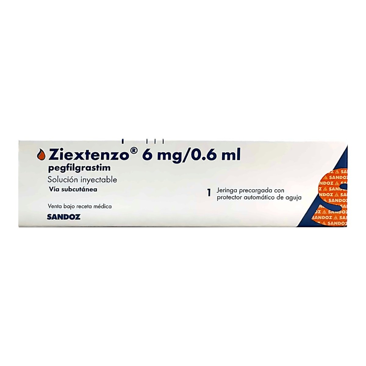 Ziextenzo, Pegfilgrastim 6 mg/0.6 mL, Solución Inyectable (1 Jeringa Precargada)